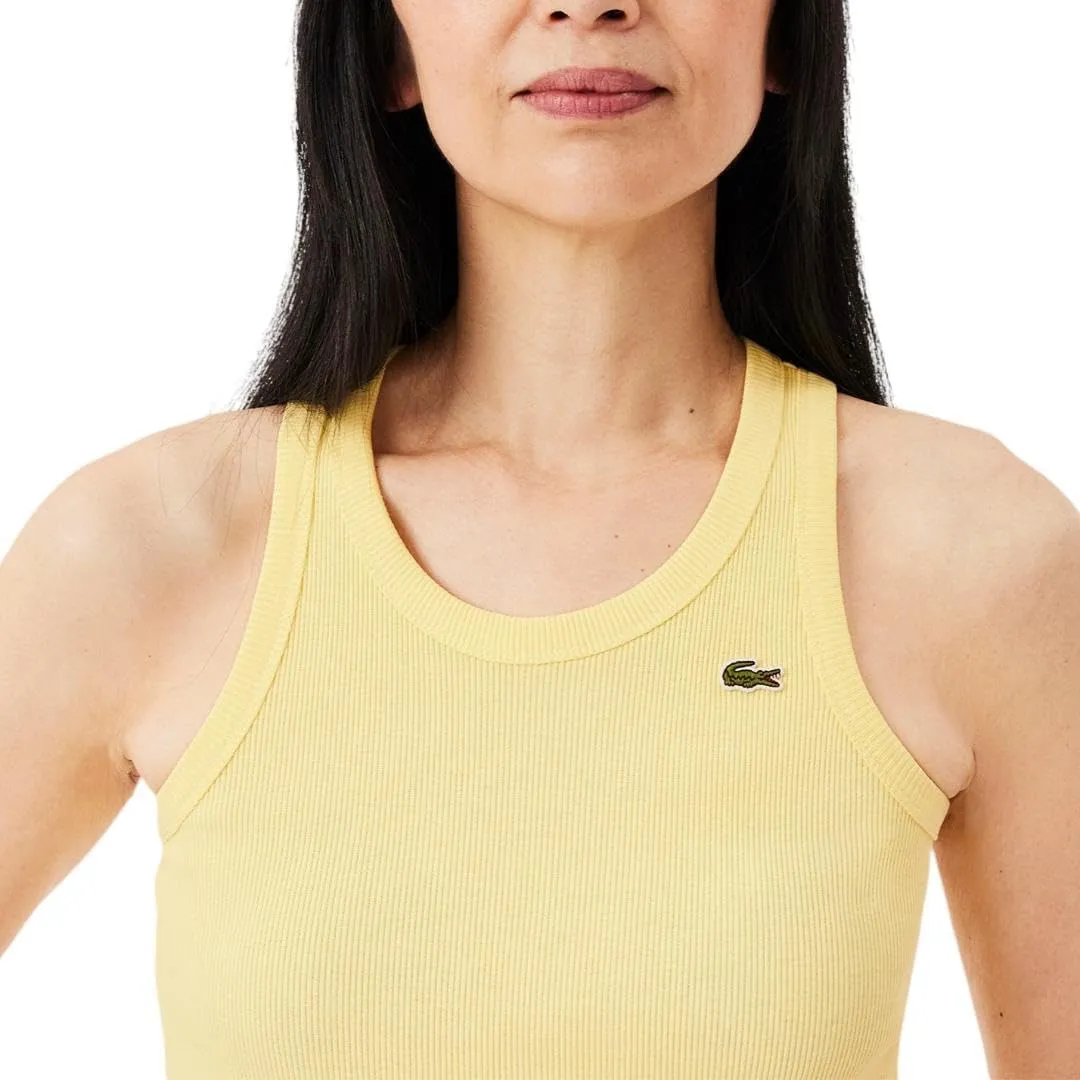 Lacoste Women's Slim Fit Cotton Tank Top