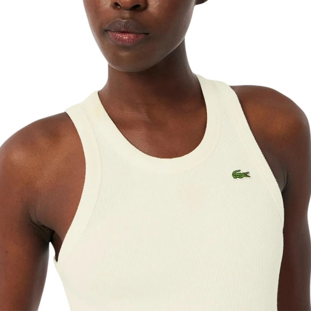 Lacoste Women's Slim Fit Cotton Tank Top