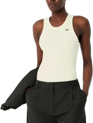 Lacoste Women's Slim Fit Cotton Tank Top
