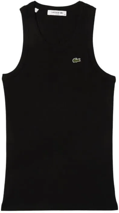 Lacoste Women's Slim Fit Cotton Tank Top