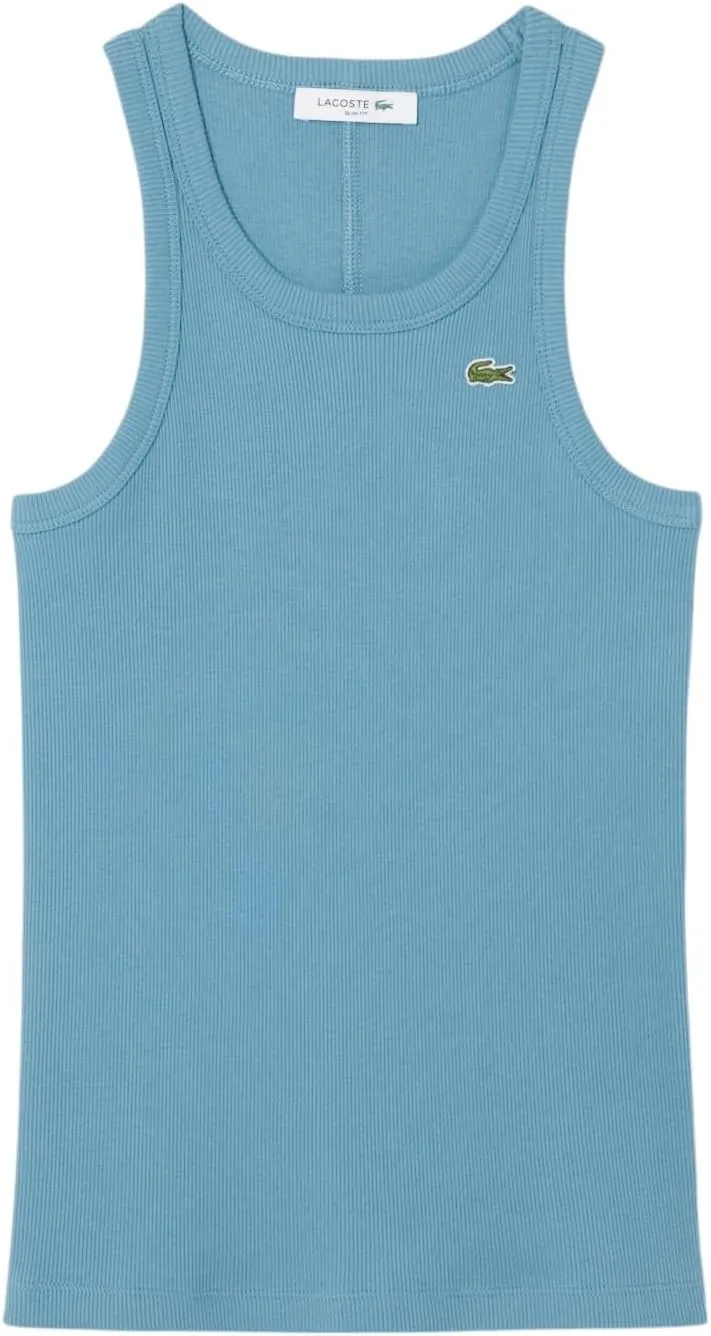 Lacoste Women's Slim Fit Cotton Tank Top