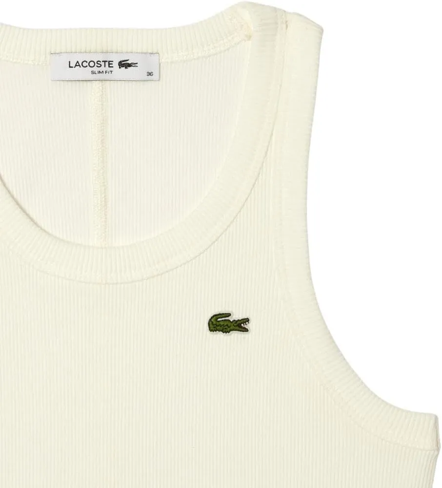 Lacoste Women's Slim Fit Cotton Tank Top