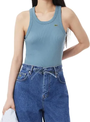 Lacoste Women's Slim Fit Cotton Tank Top
