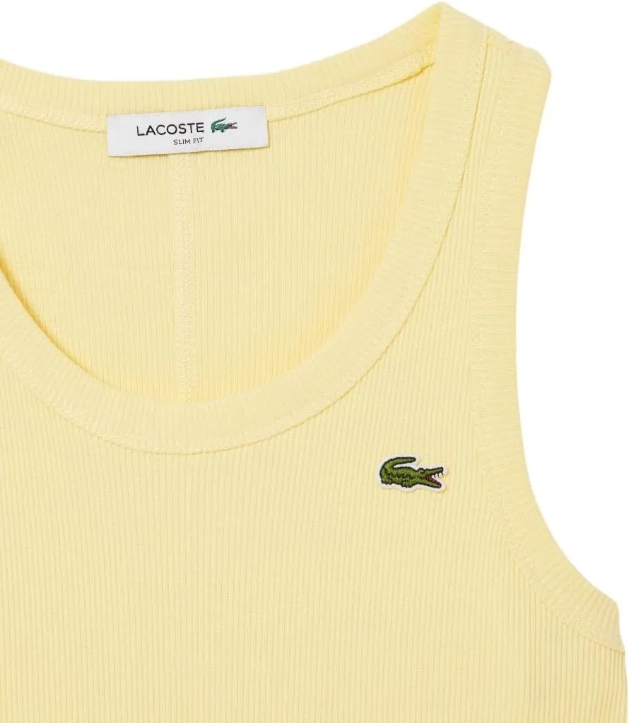 Lacoste Women's Slim Fit Cotton Tank Top
