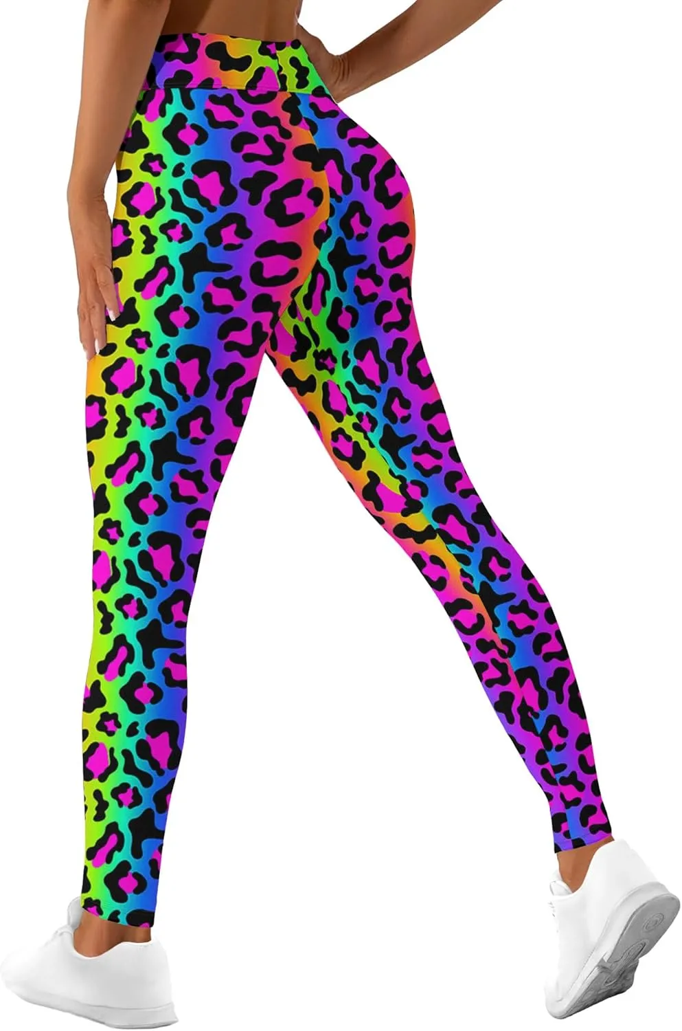 Leggings for Women Funny Printed Gym Womens Yoga Pants Floral Legging Tropical Athletic Pant