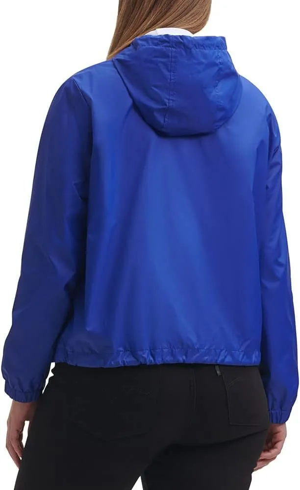 Levi's Women's Retro Hooded Rain Windbreaker Jacket (Standard & Plus Sizes)