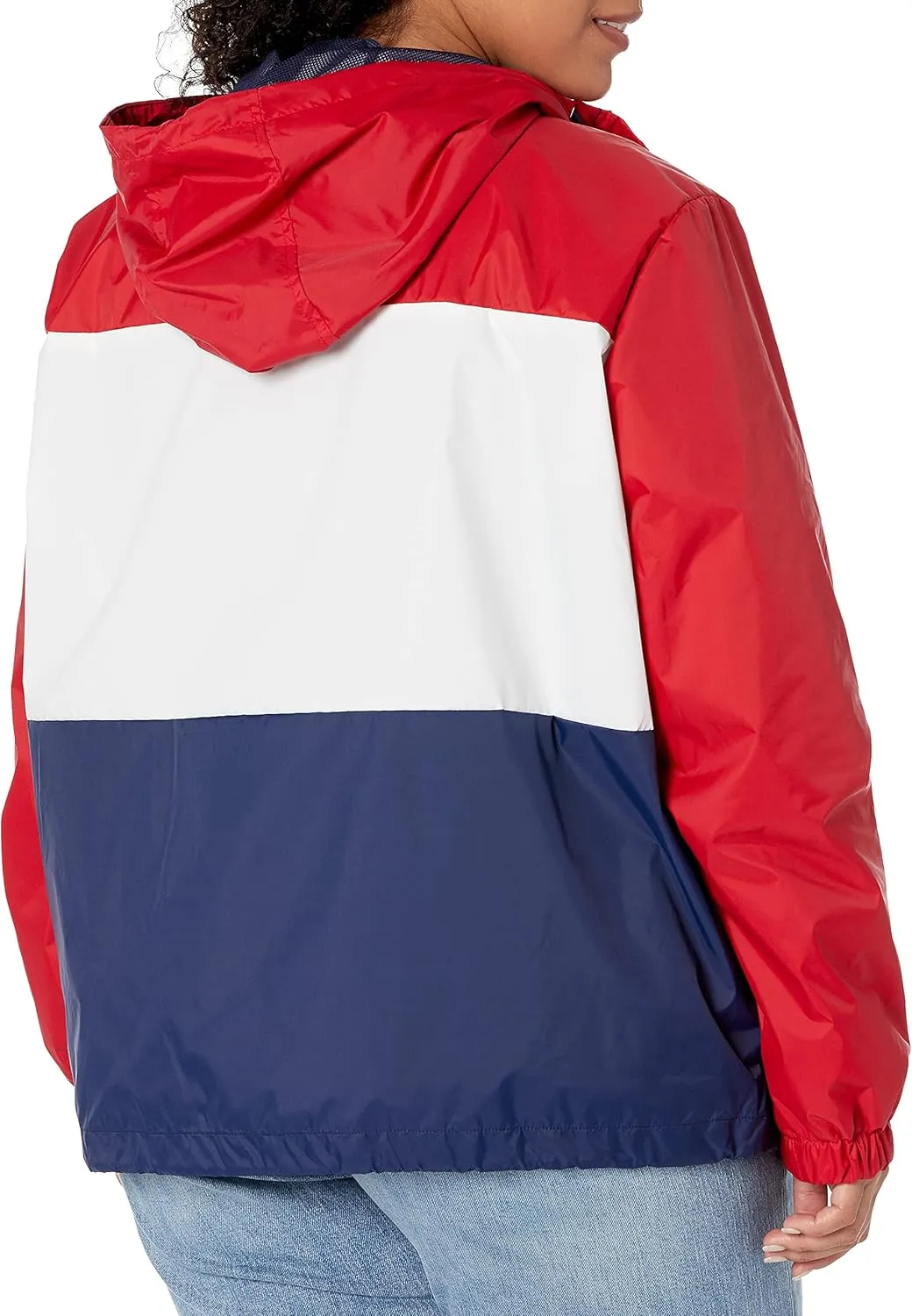 Levi's Women's Retro Hooded Rain Windbreaker Jacket (Standard & Plus Sizes)