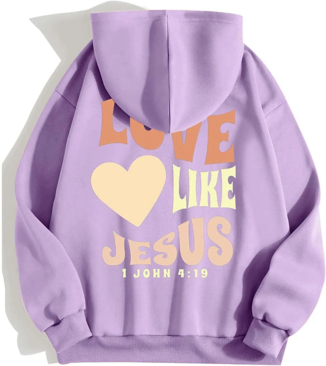 Love Like Jesus Zip Up Christian Hoodies for Women Bible Verse Graphic Y2K Hooded Sweatshirt Coat Fall Fashion Comfort Hoodie
