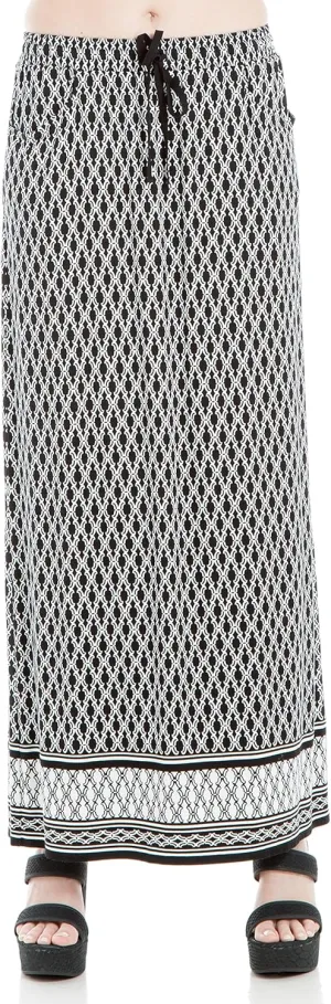 Max Studio Women's Maxi Drawstring Skirt