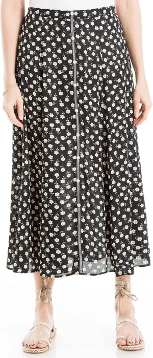 Max Studio Women's Maxi Skirt with Buttons