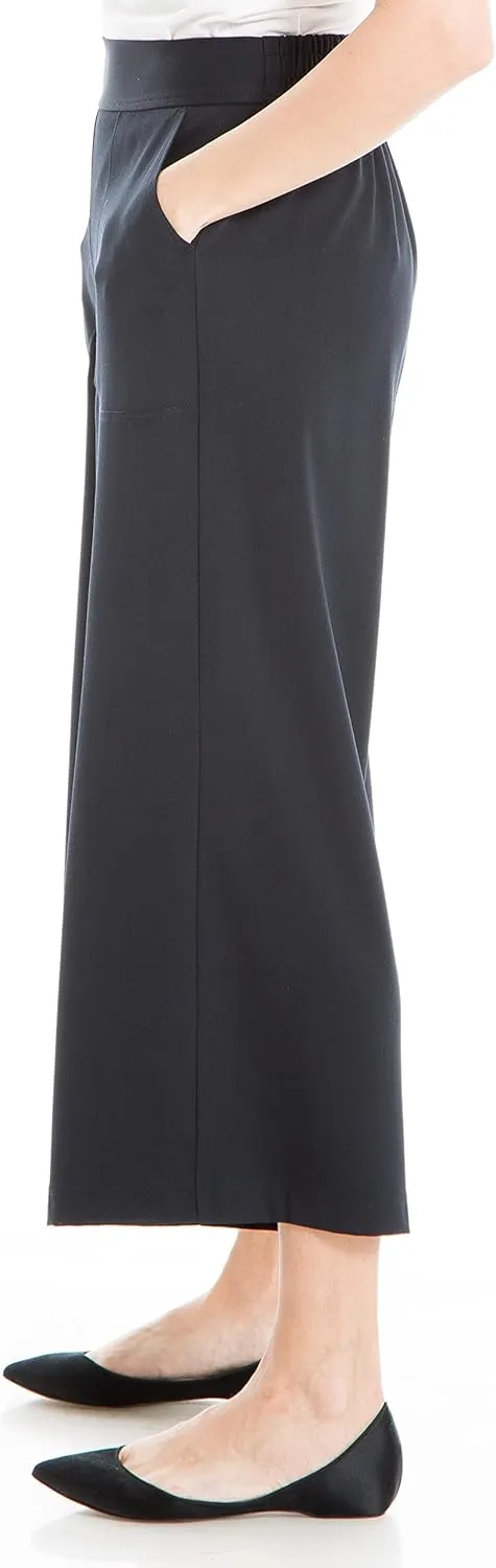 Max Studio Women's Soft Twill Wide Leg Pant