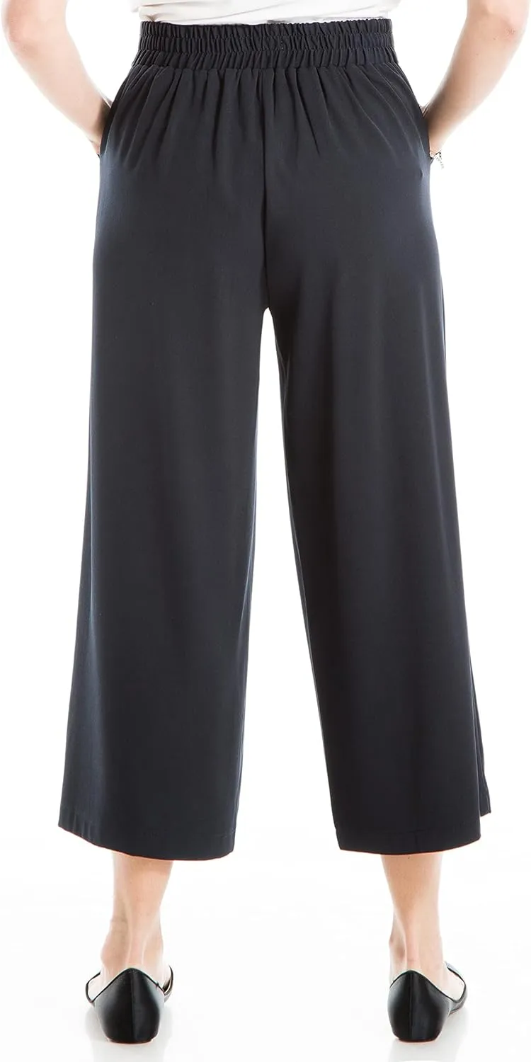 Max Studio Women's Soft Twill Wide Leg Pant
