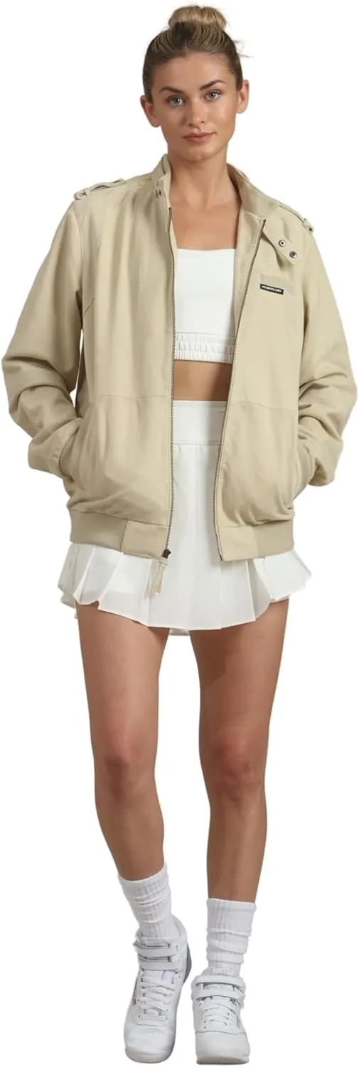 Members Only Women's Soft Suede Iconic Oversized Jacket