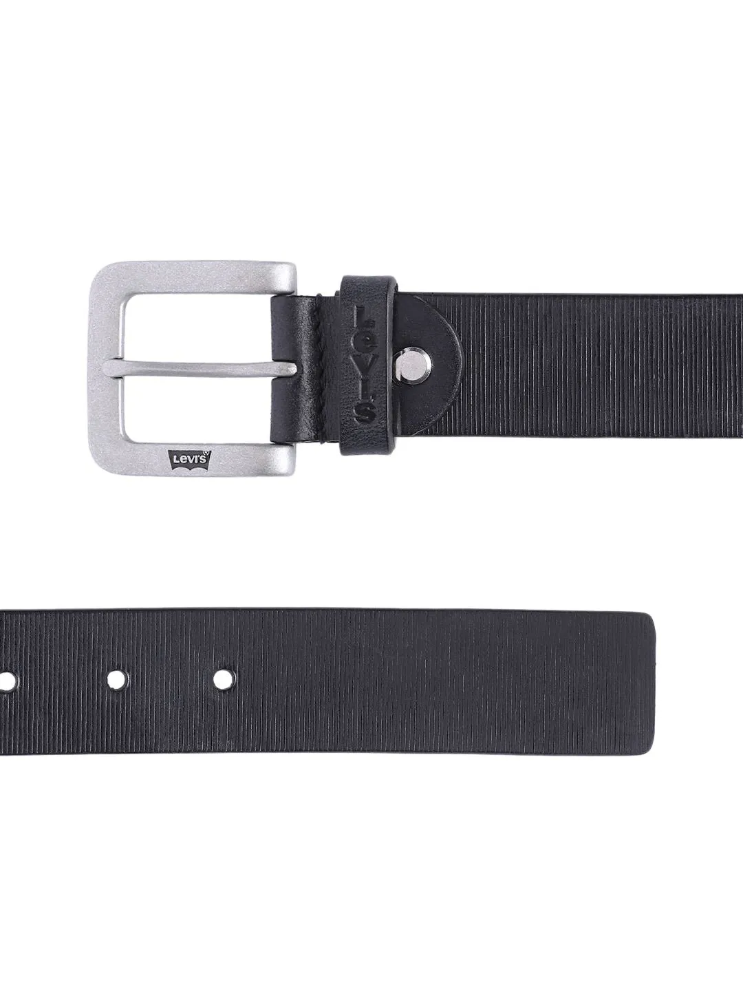 Men's Blue Textured Belt