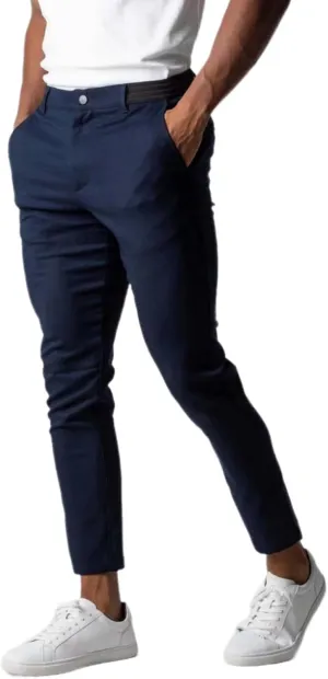 Men's Casual Slim Fit Pants Stretch Fashion Chinos cotton Pant Skinny Leg Tapered Slacks Pants