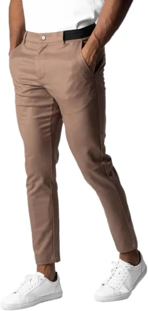 Men's Casual Slim Fit Pants Stretch Fashion Chinos cotton Pant Skinny Leg Tapered Slacks Pants