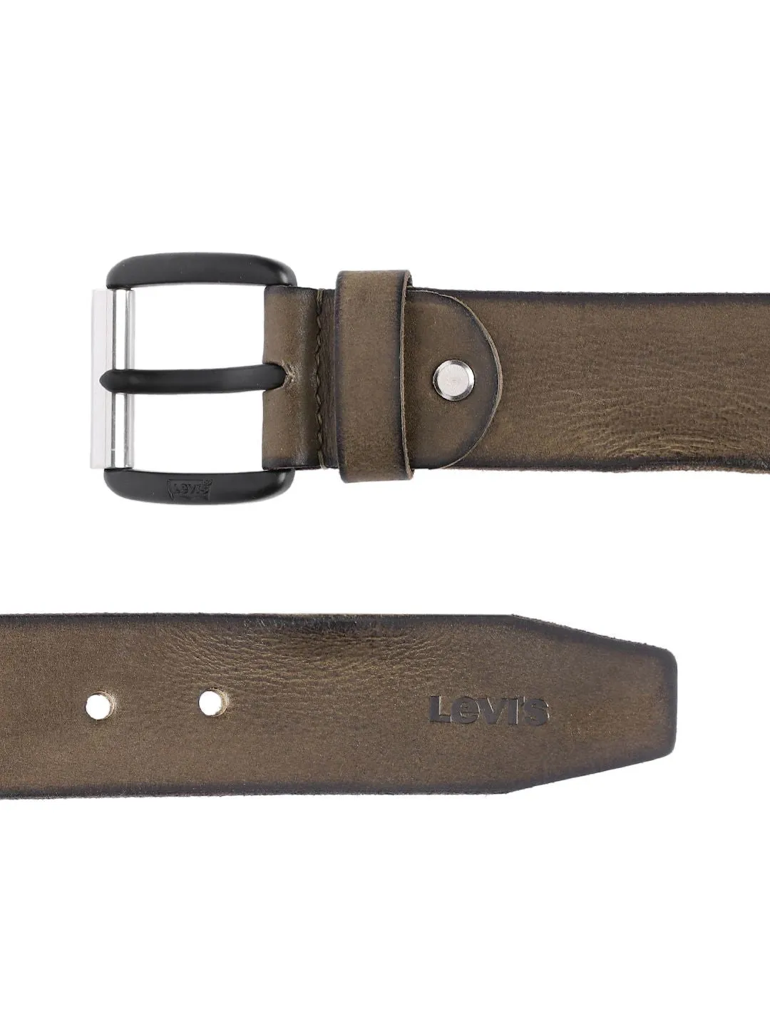 Men's Olive Solid Belt