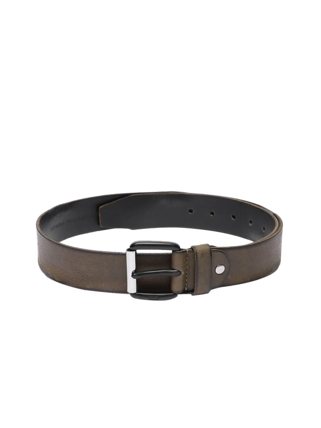 Men's Olive Solid Belt