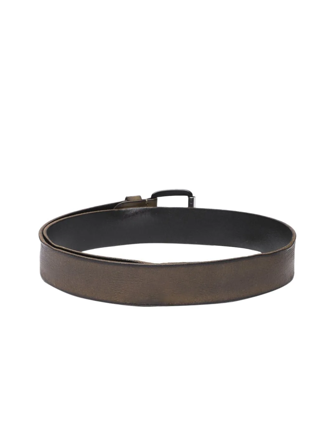 Men's Olive Solid Belt