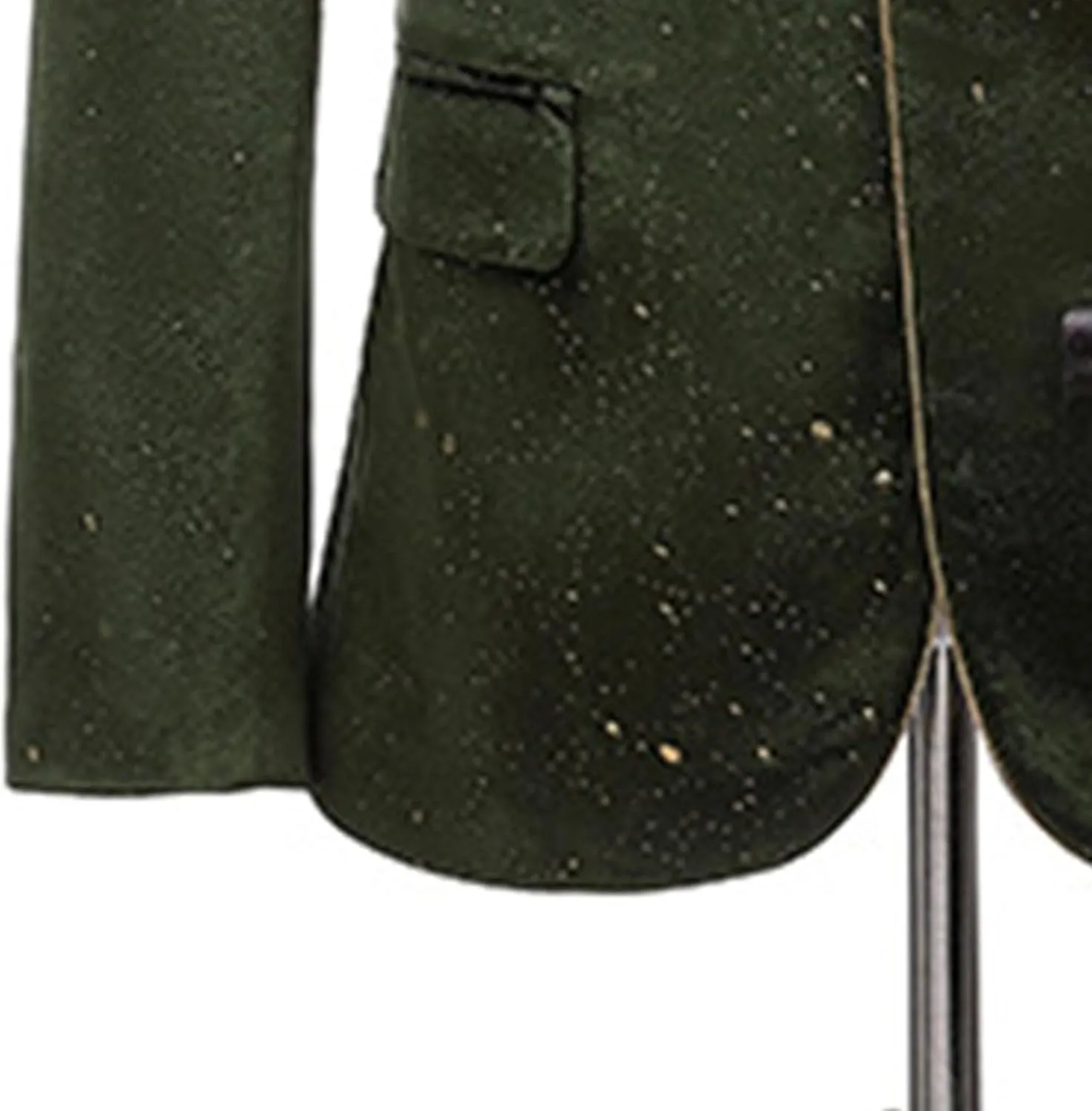 Mens Print Velvet Blazer Suit Set 2 Piece One Button Slim Tuxedo Suit Wedding Banquet Prom Suit Jacket Pants