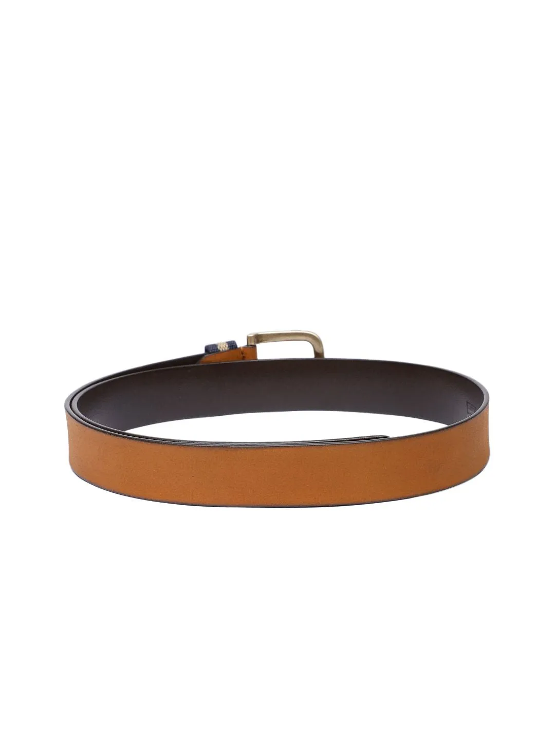 Men's Tan Solid Belt