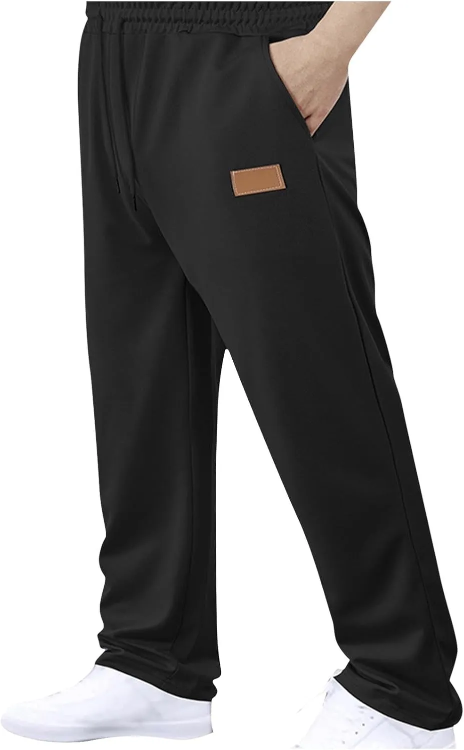 Muscularfit Sweatpants for Men Casual Lounge Pants Drawstring Elastic Waist Summer Sports Trousers Baggy Joggers with Pockets