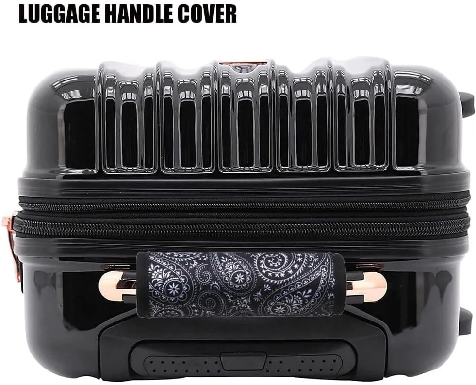 Neoprene Luggage Handle Wrap- Comfort Luggage Identifiers for Suitcases Luggage Markers Easy Identification Travel Bag Identifiers Travel Accessories for Women