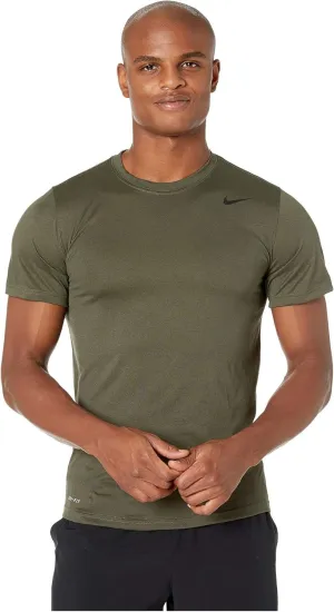 Nike Legend 2.0 Short Sleeve Tee Cargo Khaki/Matte Silver MD