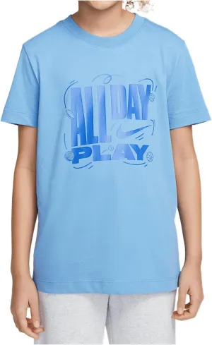Nike Sportswear Big Kids' T-Shirt (Blue Beyond, HM5849-454)