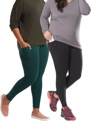 No Nonsense Women's Cotton Lounge Legging with Pocket