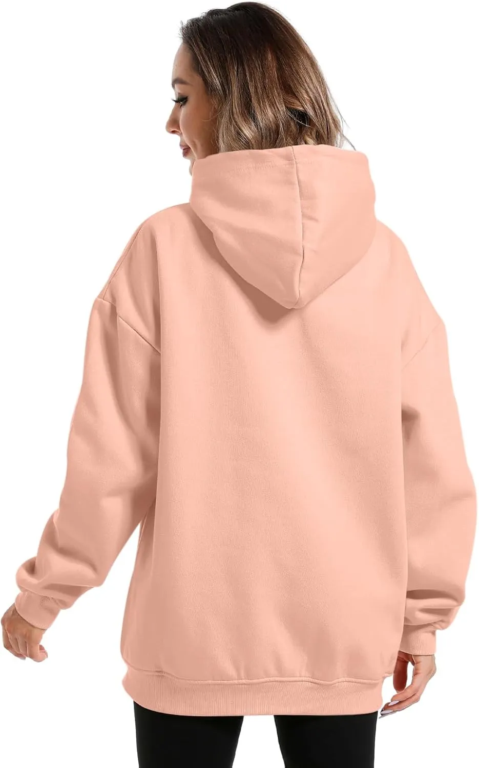 Oversized Cute Mushroom Dino Print Hoodies for Womens Kawaii Cartoon Sweatshirt Teen Girls Cotton Fleece Sweaters