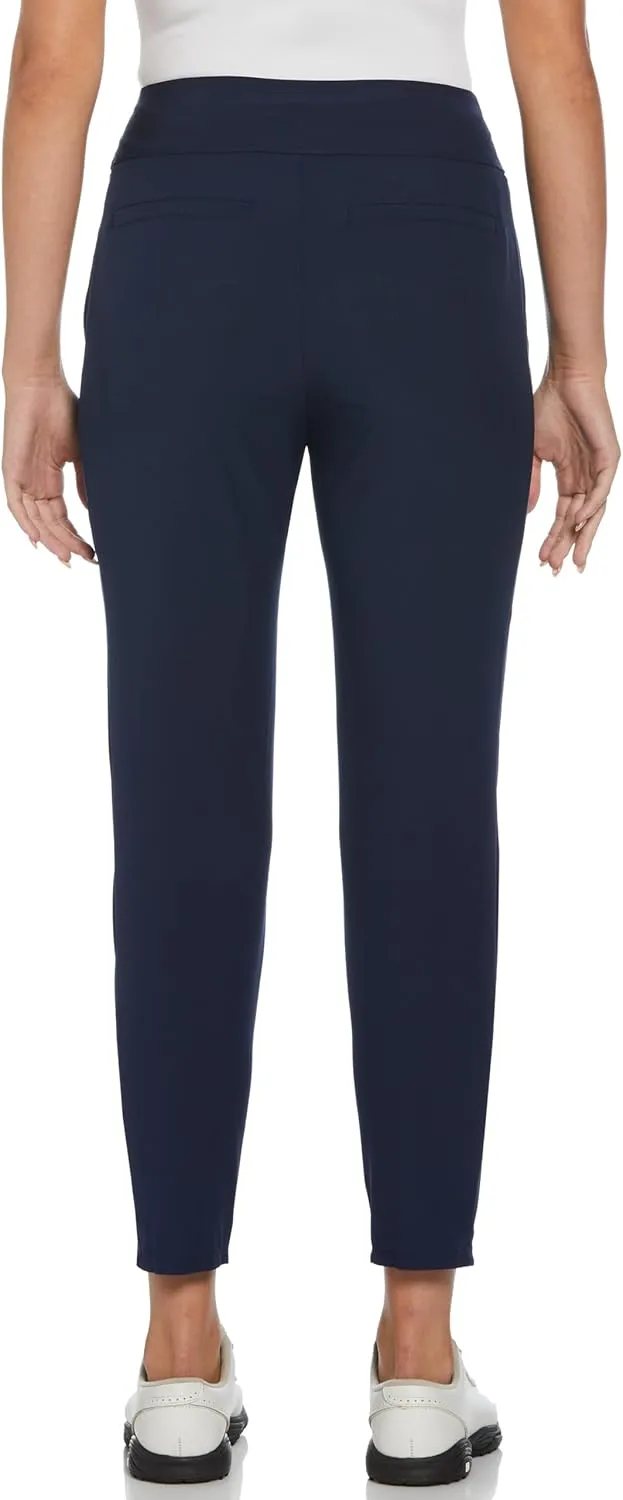 PGA TOUR Women's 27" Inseam-Stretch Woven Ankle Pants