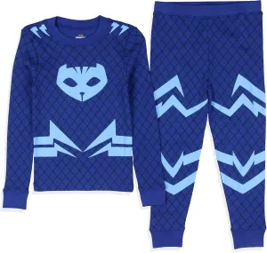 PJ Masks Toddler Girls' Boys' Catboy Character Costume Sleep Pajama Set