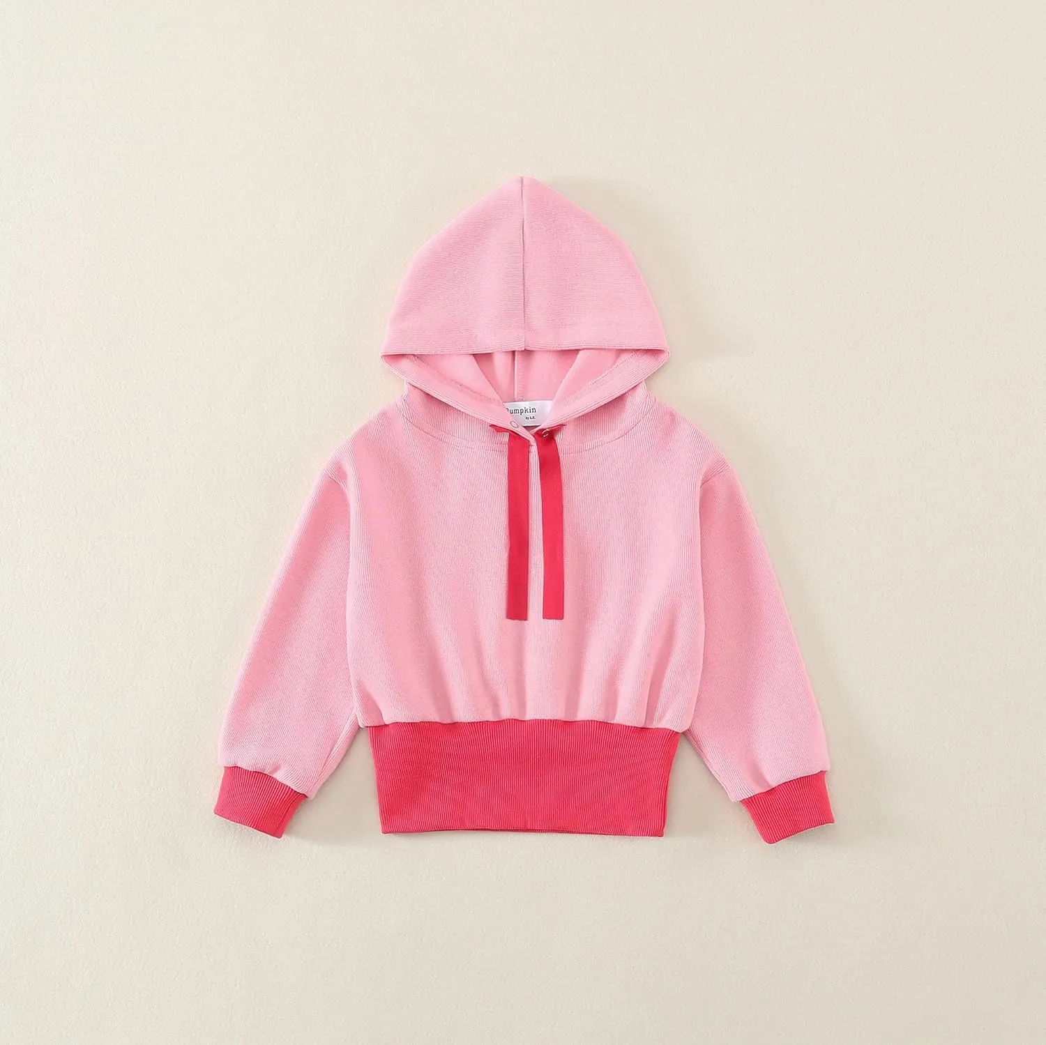 Pumpkin By L.E. Spring Outfit, Pink Hoodie and Sweatpants Set