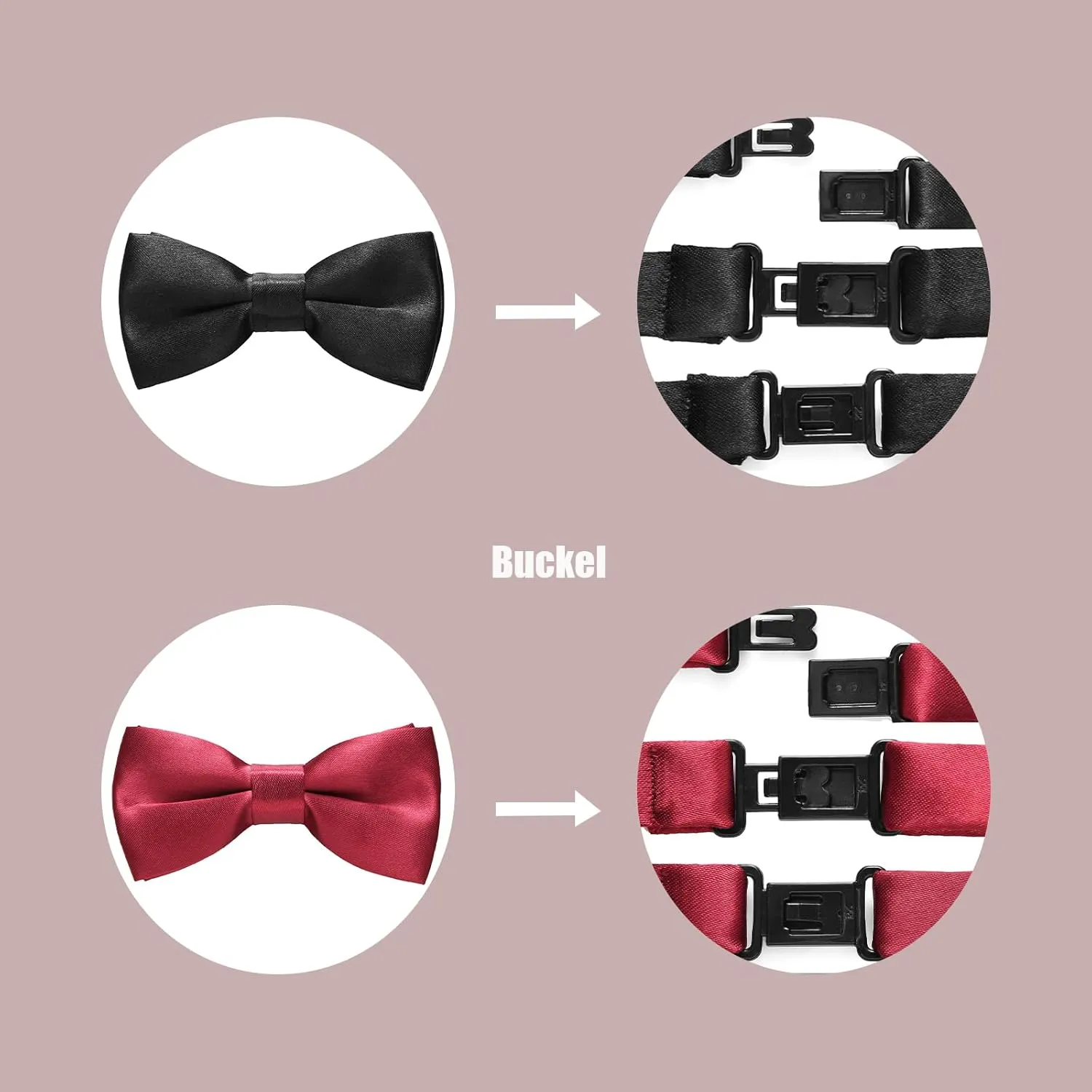 Rogers & Morris Boys Velvet Tuxedo Suit Formal Outfits Slim Fit Kids 5 Piece Set Shawl Lapel with 2 Bow-tie