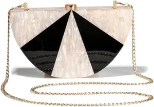 Shell Clutch Purse for Women Acrylic Seashell Sequin Bag Summer Handbag Evening Party Old Money Aesthetic