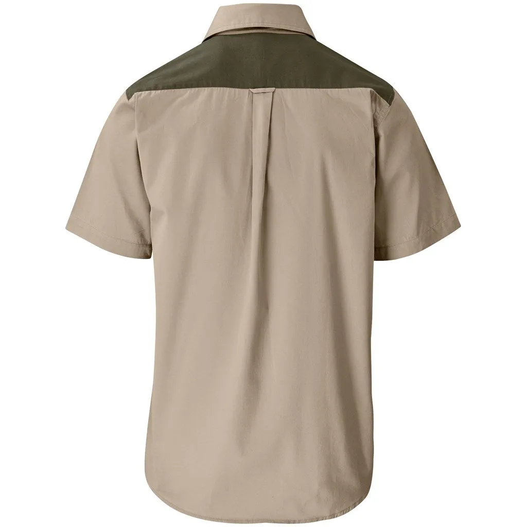Short Sleeve Serengeti 2 Tone Bush Shirt - Mens