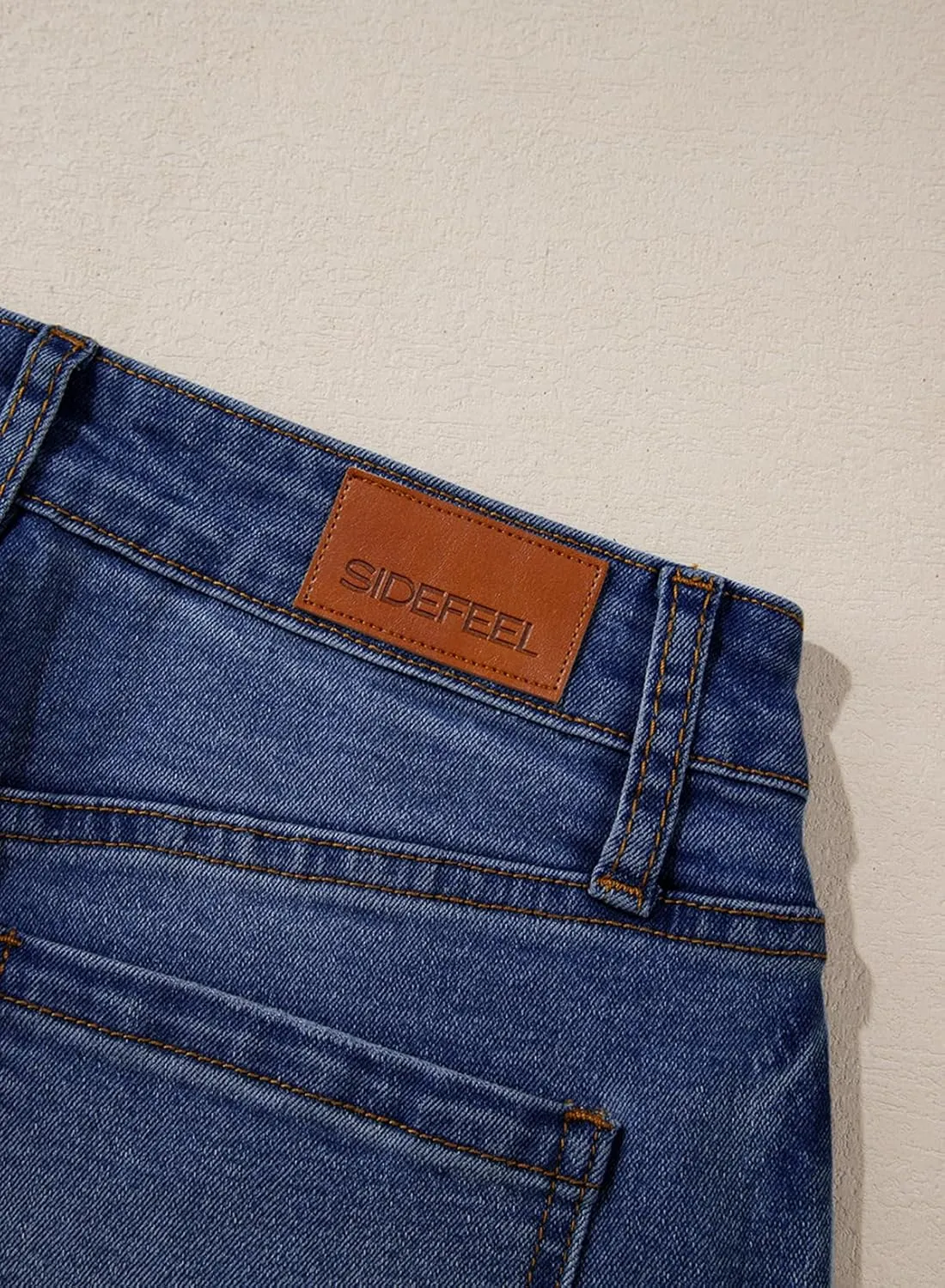 Sidefeel Women's Barrel Jeans Wide Leg Vintage Mid Rise Y2k Baggy Boyfriend Ankle Denim Pants