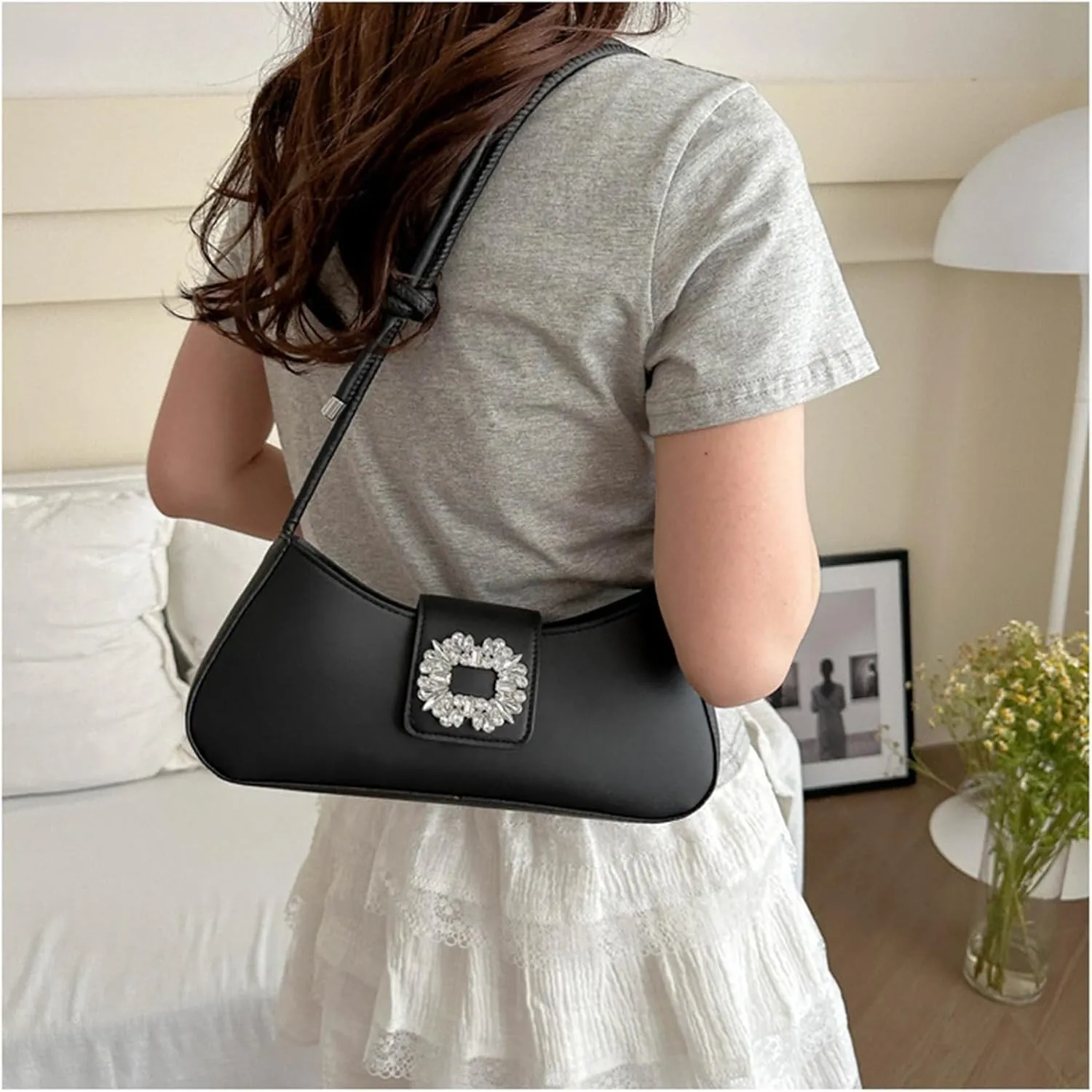 Soft Leather Bag Shoulder Bag Women's Bag Daily Banquet