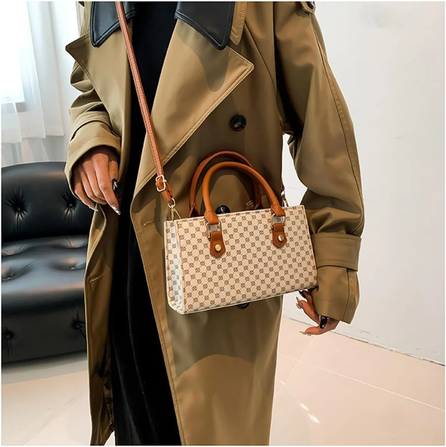 Soft Leather Bag Shoulder Bag Women's Bag Daily Banquet