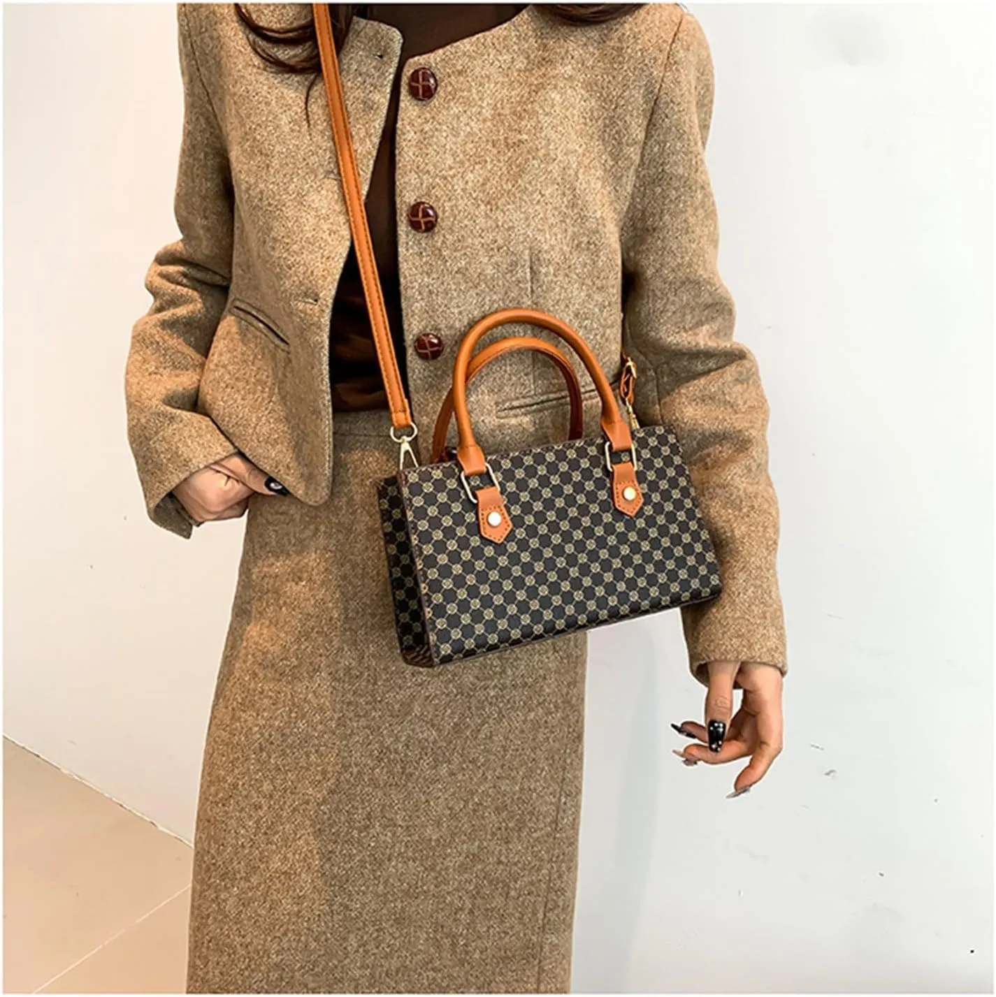 Soft Leather Bag Shoulder Bag Women's Bag Daily Banquet