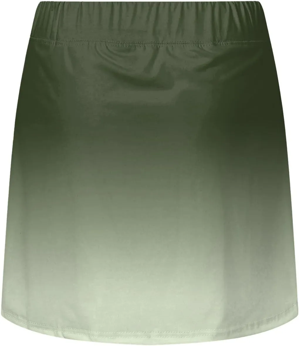 Summer Tennis Skirts for Women with Shorts 2025 Y2K Athletic Golf Skorts Trendy Casual High Waisted Comfy Tennis Skort
