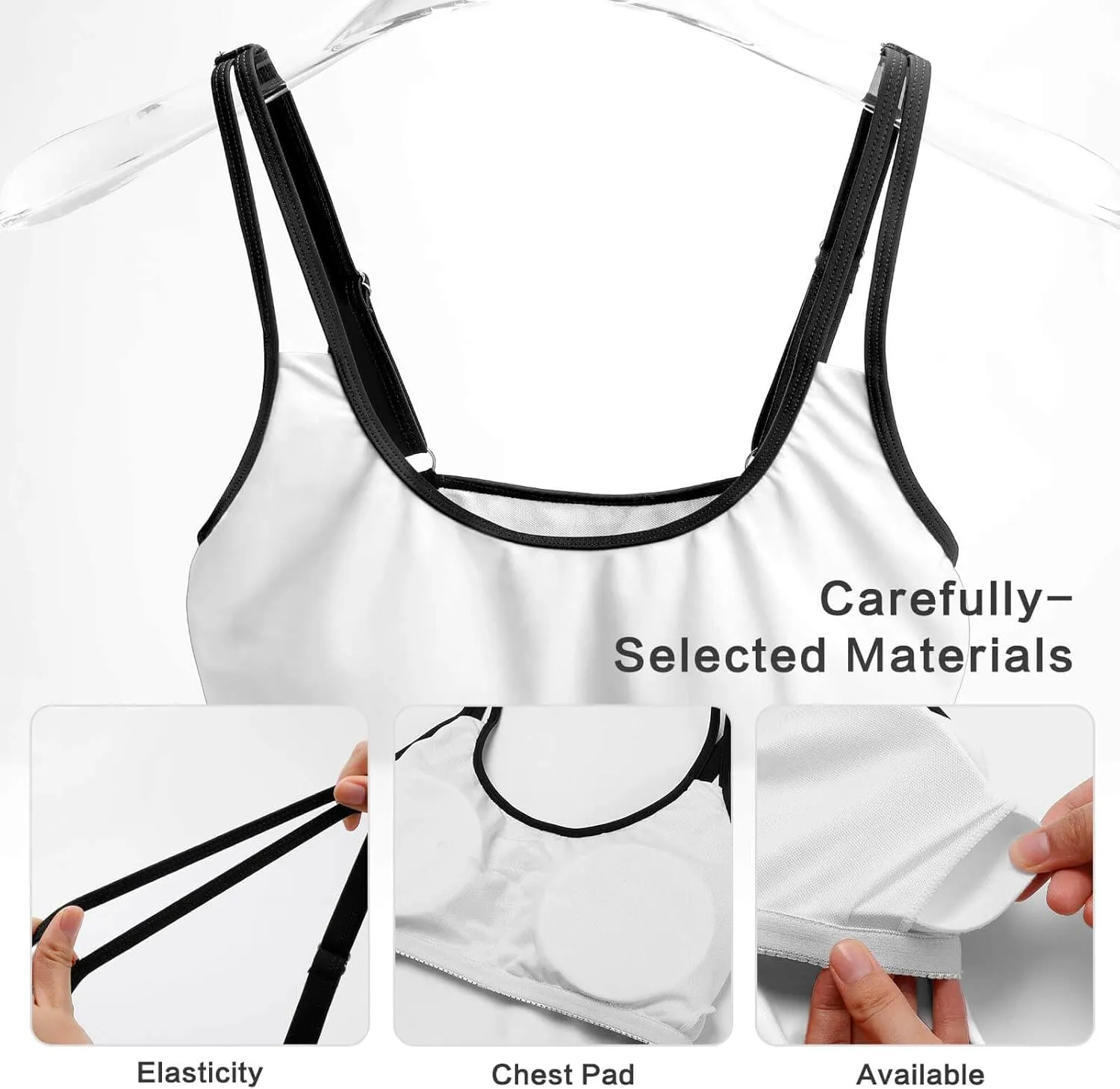 Swimwear Sport Fashion Tankini Bathing Suit Tops and Shorts for Beach