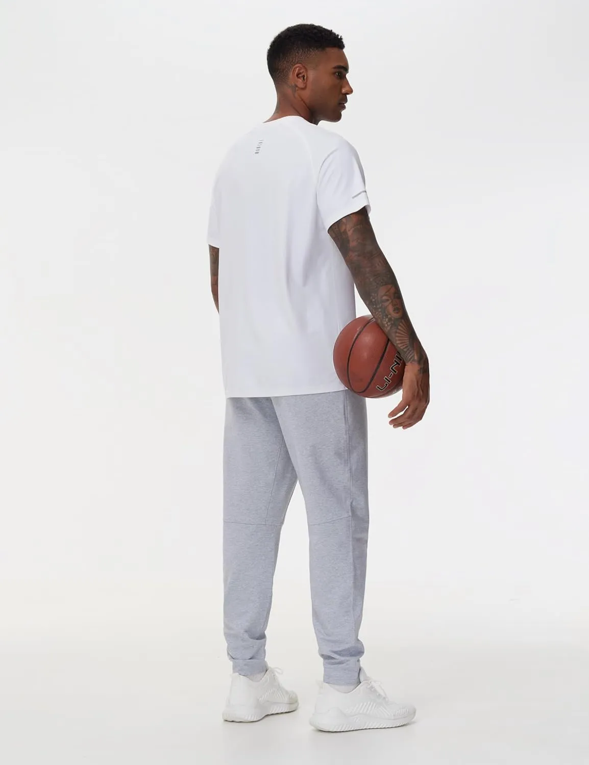 THE GYM PEOPLE Men's Drawstring Workout Joggers Pants Lightweight Tapered Running Lounge Sweatpants with Pockets