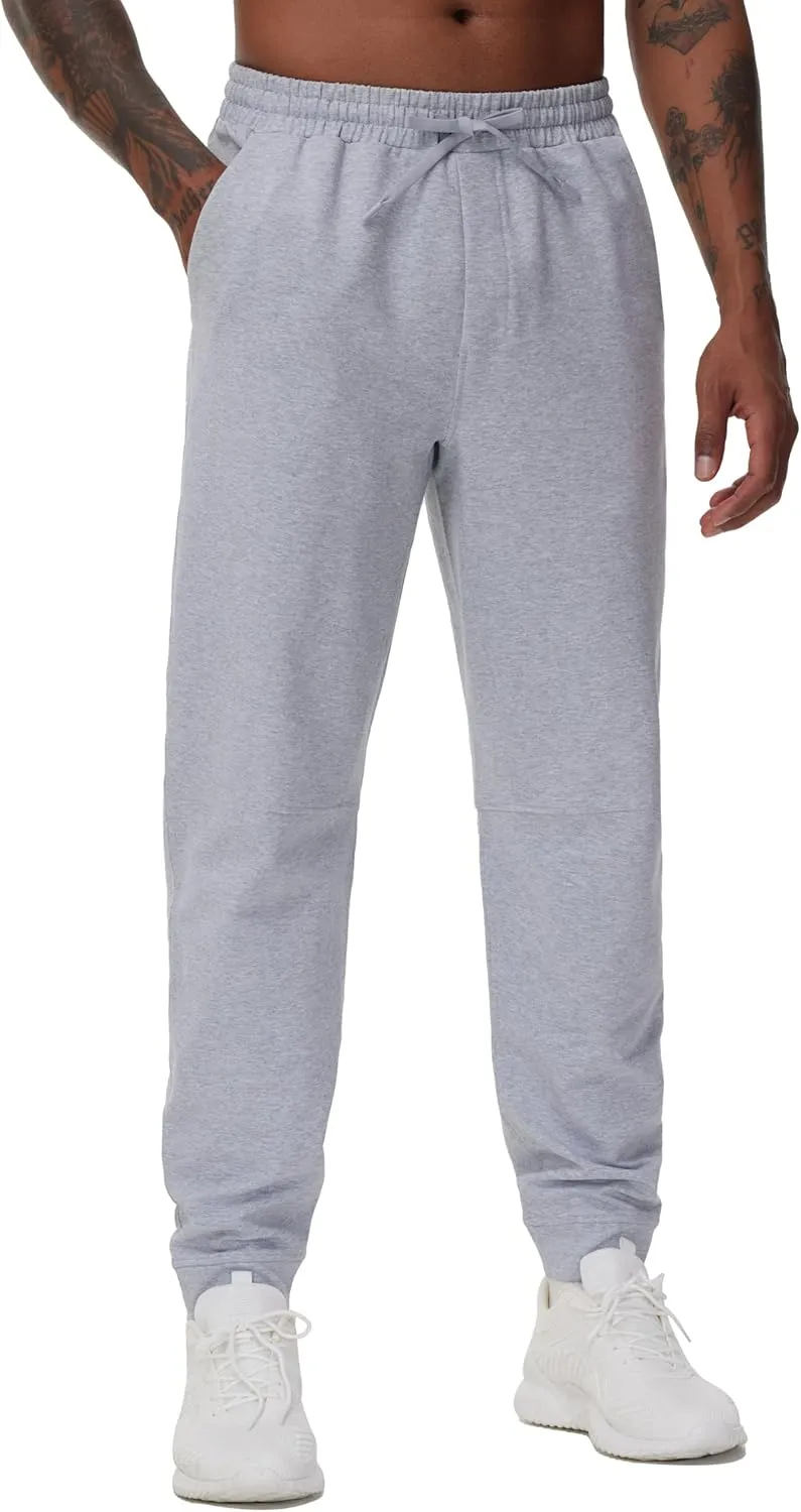 THE GYM PEOPLE Men's Drawstring Workout Joggers Pants Lightweight Tapered Running Lounge Sweatpants with Pockets