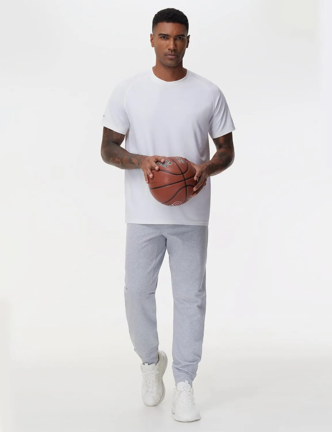 THE GYM PEOPLE Men's Drawstring Workout Joggers Pants Lightweight Tapered Running Lounge Sweatpants with Pockets