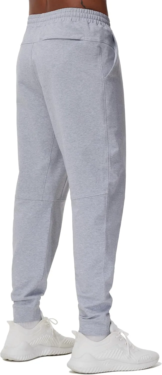 THE GYM PEOPLE Men's Drawstring Workout Joggers Pants Lightweight Tapered Running Lounge Sweatpants with Pockets