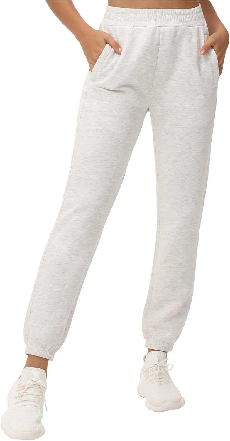 THE GYM PEOPLE Women's Baggy Cinch Bottom Sweatpants Lightweight Workout Joggers Pants with Pockets