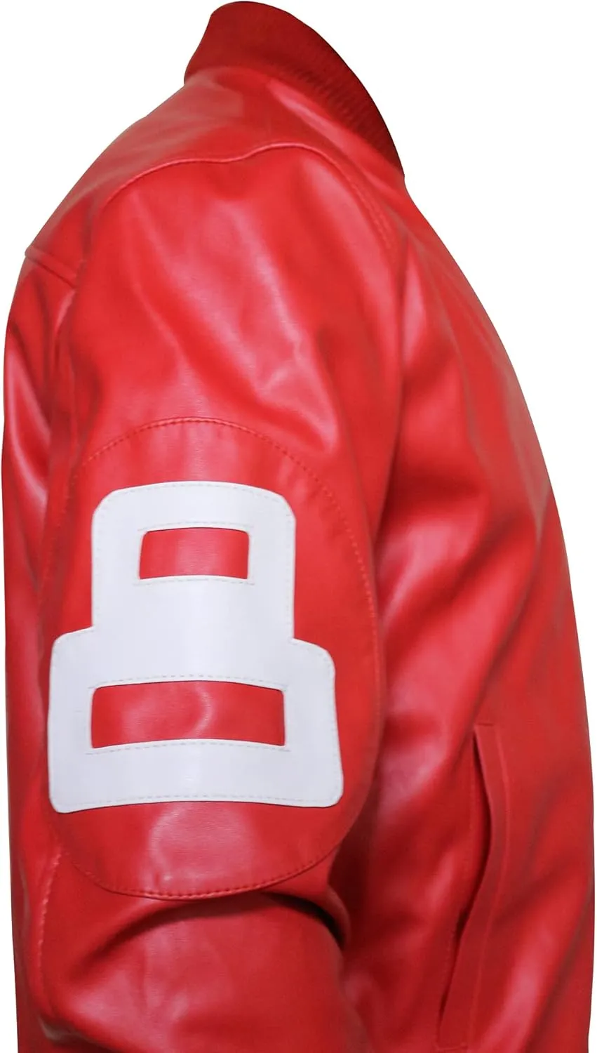 The Jasperz 8 Ball Pool Seinfeld Michael Hoban Bomber Leather Jacket
