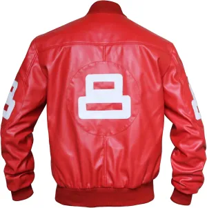 The Jasperz 8 Ball Pool Seinfeld Michael Hoban Bomber Leather Jacket